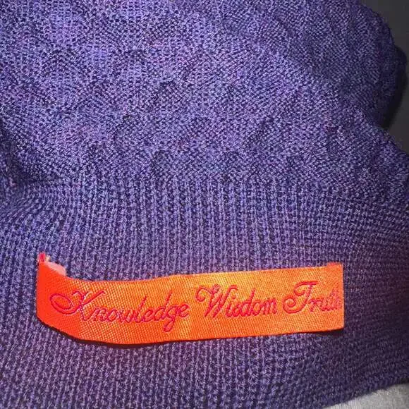 Robert Graham Collectors Textured Wool Crew neck Sweater Mens 2xl Purple Knit - Picture 9 of 12